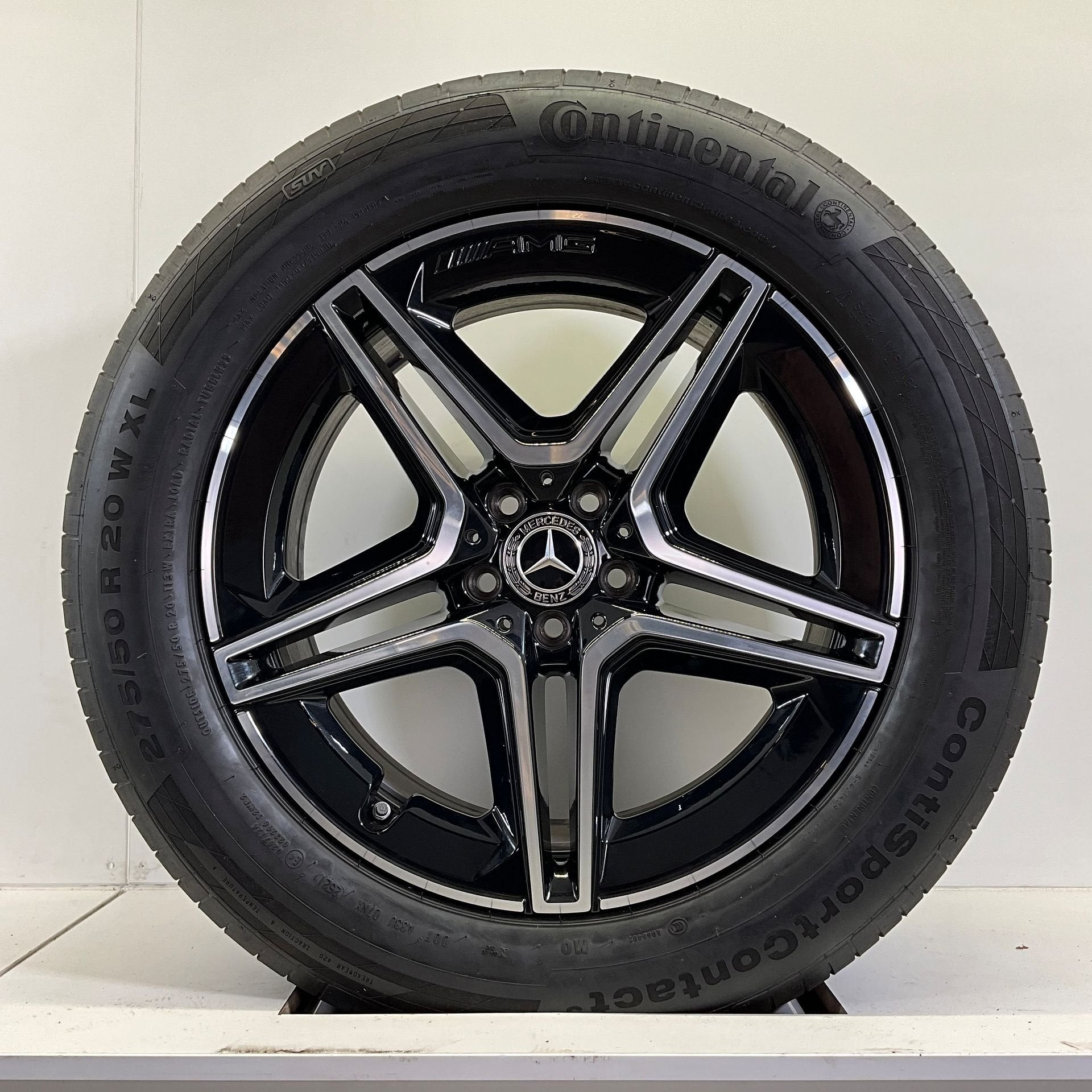 MERCEDES GLC SET VELGEN + ALLSEASON BANDEN 20 INCH, Pneus et Jantes, 4 Saisons, Véhicule de tourisme, 275 mm