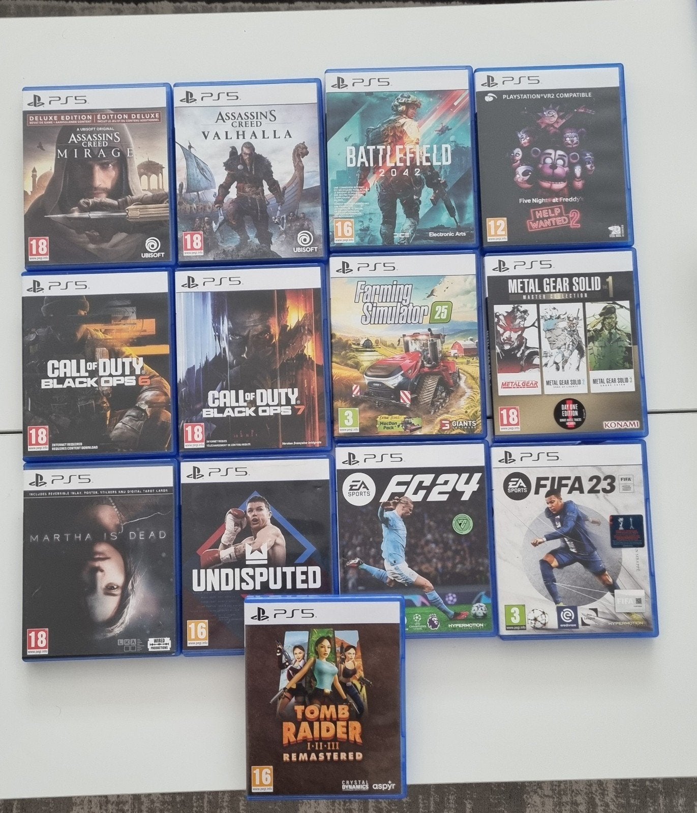 jeux PS5, Enlèvement