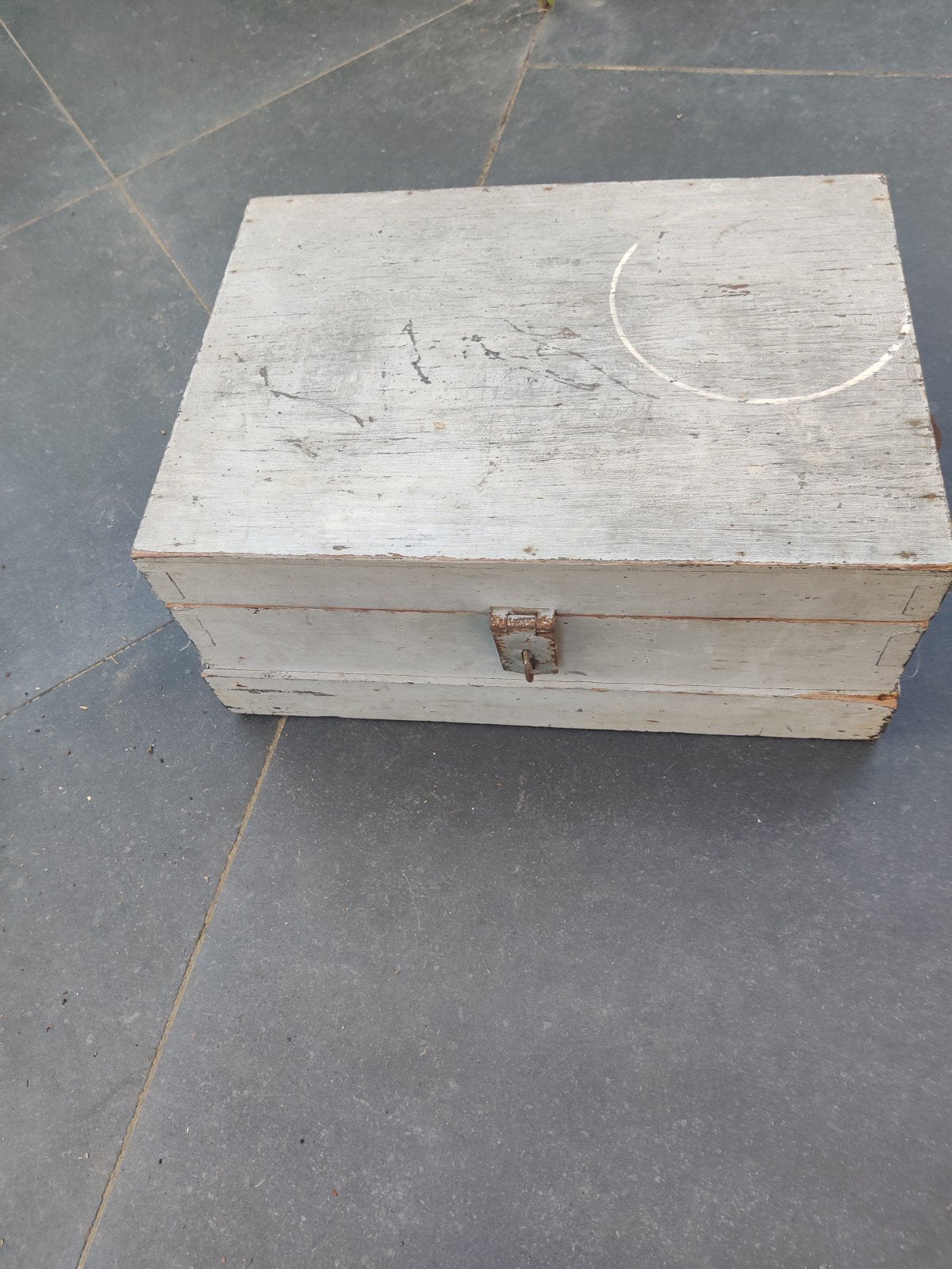 oude houten gereedschapskist, Huis en Inrichting, Woonaccessoires | Kisten, Ophalen