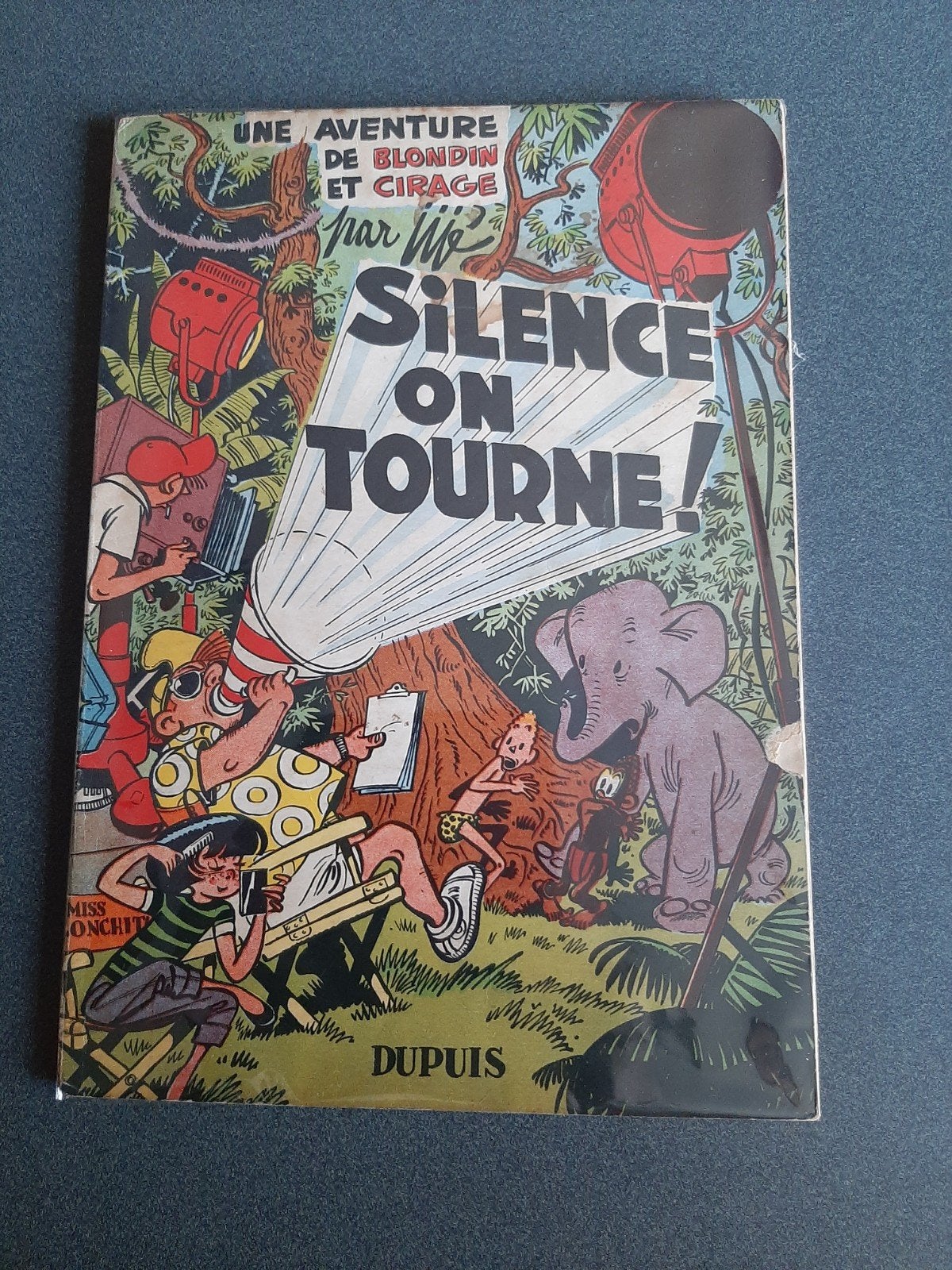 Blondin et Cirage : Silence, on tourne ! EO 1954, Livres, Enlèvement ou Envoi