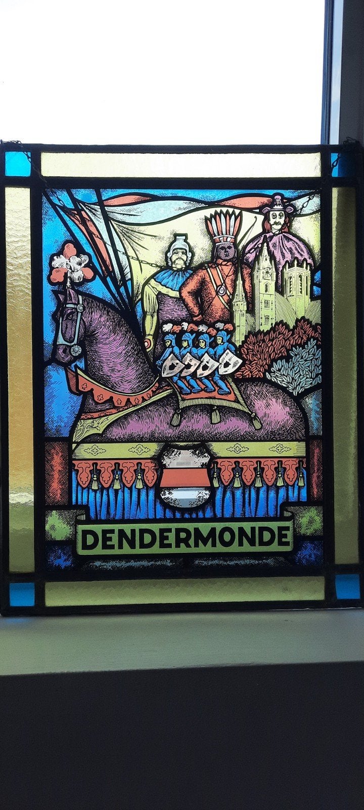 Glasraam  collectors edition Dendermonde, Ophalen