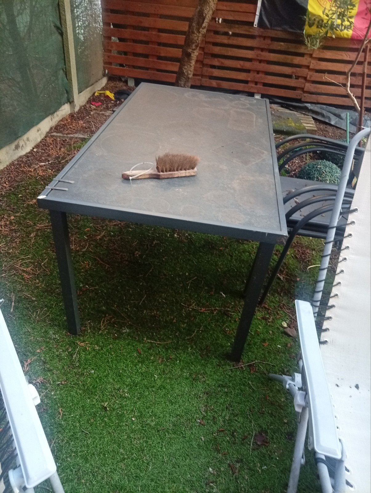 terras set, Ophalen