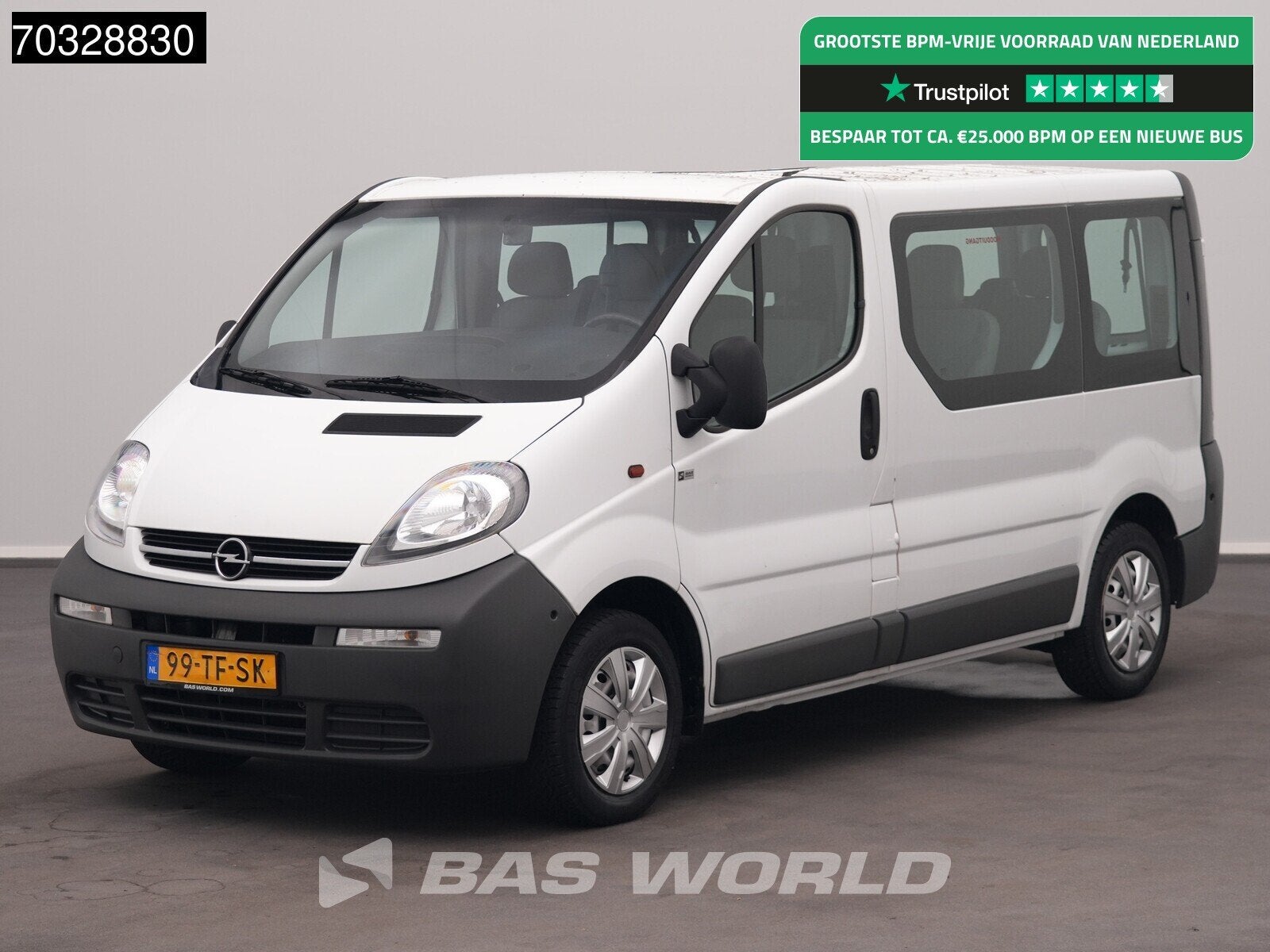 Opel Vivaro 82pk Personenvervoer 9-Persoons L1H1 Taxi TV Pas, Auto's, Bestelwagens en Lichte vracht, 1940 kg, Stof, Gebruikt, 4 cilinders
