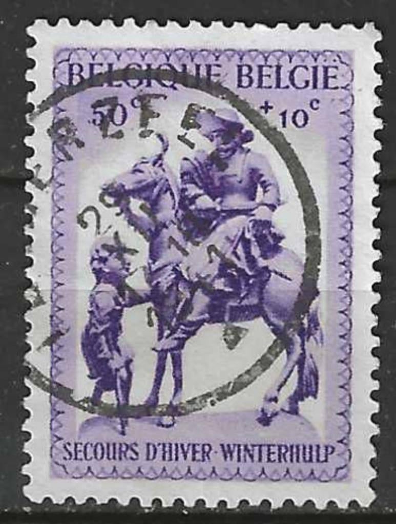 Belgie 1941 - Yvert/OBP 585 - Winterhulp - St. Maarten (ST), Verzenden, Gestempeld, Gestempeld