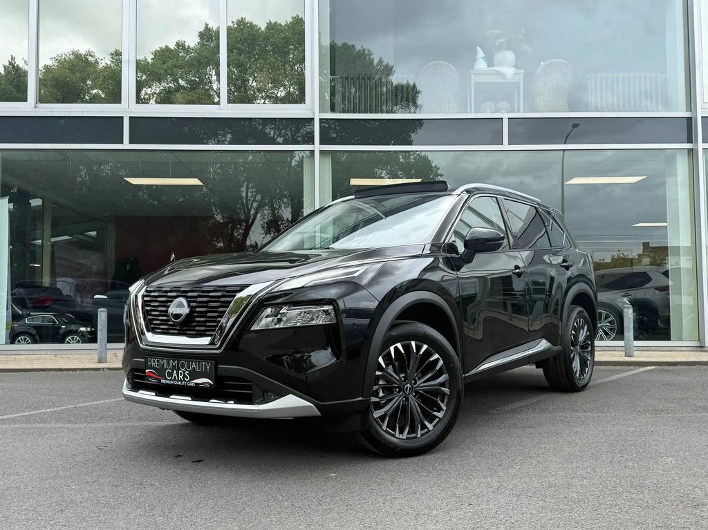 Nissan X-Trail TEKNA / PANO / ZETELVERWARMING / LEDER / 360, Auto's, Nissan, Automaat, Gebruikt, Adaptive Cruise Control, Zwart