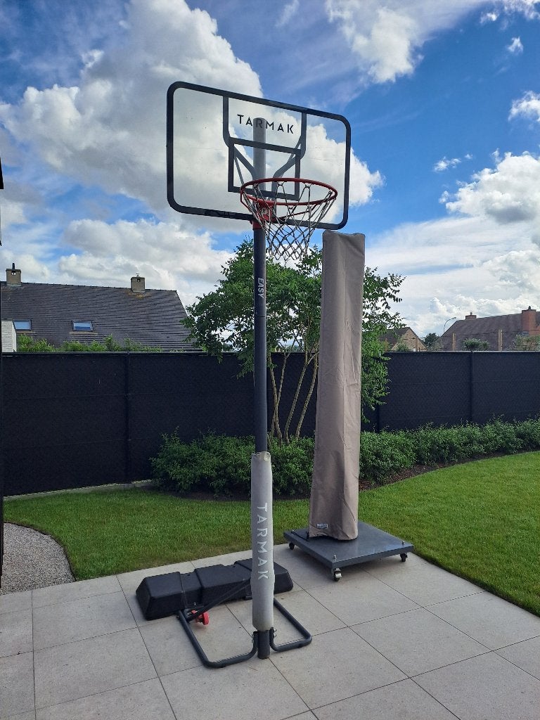 Basketbal paal Tarmac verstelbaar 2,20 - 3,05m, Sport en Fitness, Basketbal, Ophalen, Gebruikt, Ring, Bord of Paal