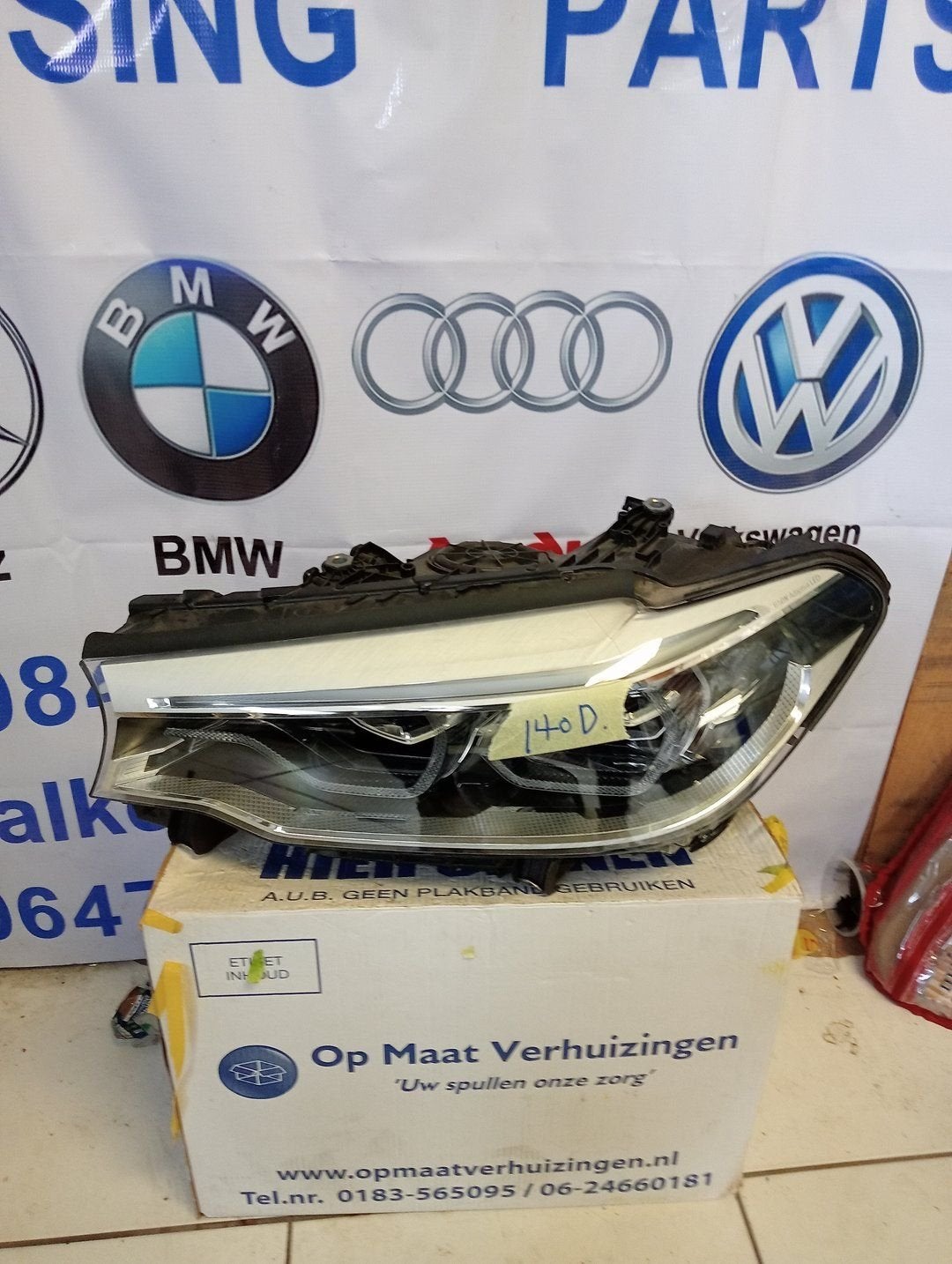 BMW 5 SERIE G30 G31 adaptieve LED koplamp links 8499121-04, -, Utilisé, -, Enlèvement ou Envoi