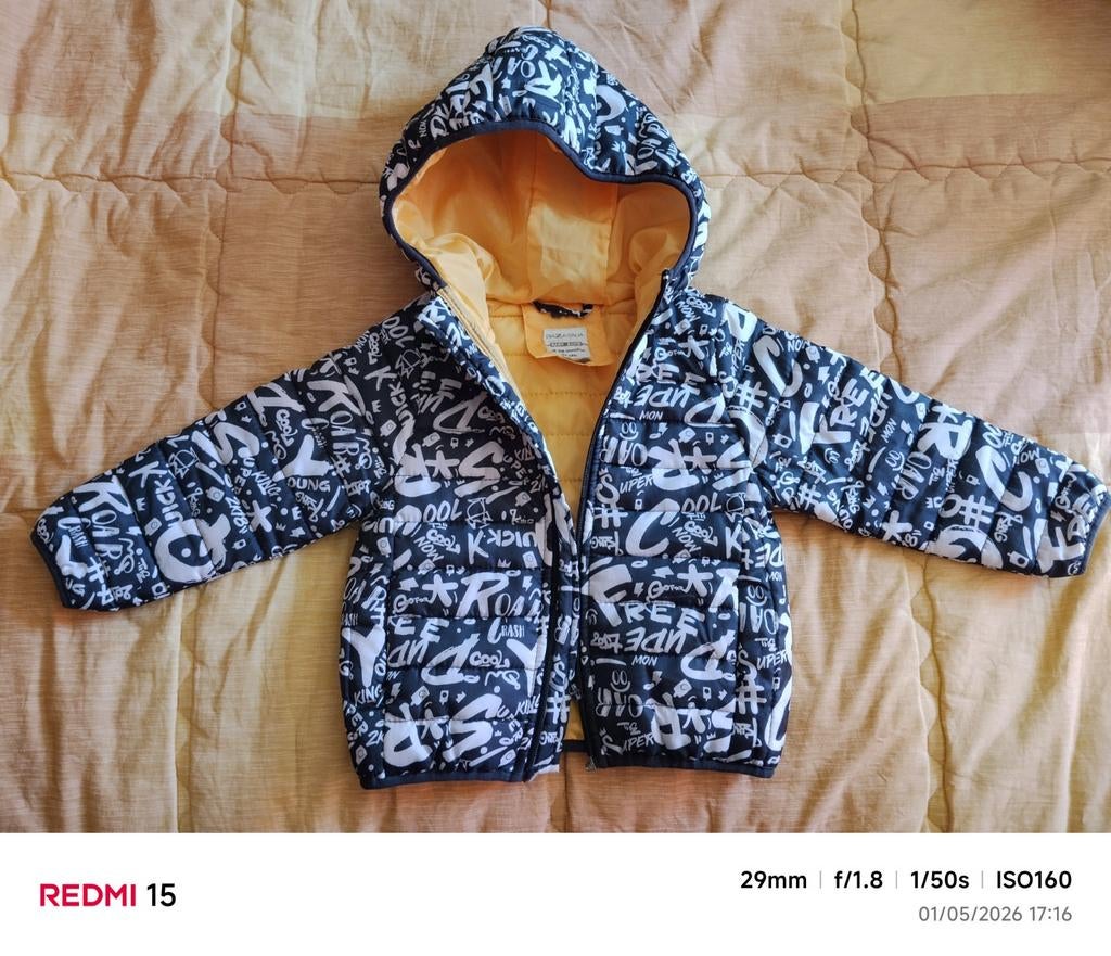 Veste 18 24 mois  92 cm tirette à remplacer, Garçon, Pull ou Veste, Enlèvement, Utilisé