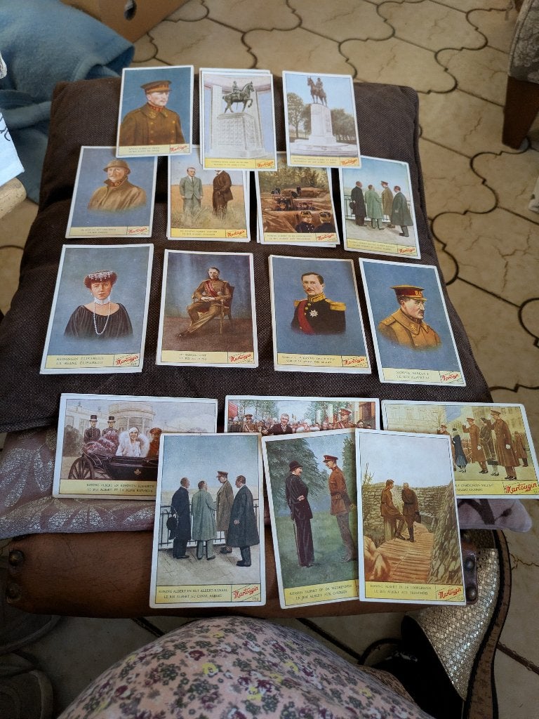 Albert 1 - martougin kaarten, Collections, Enlèvement ou Envoi, Utilisé, Carte, Photo ou Gravure