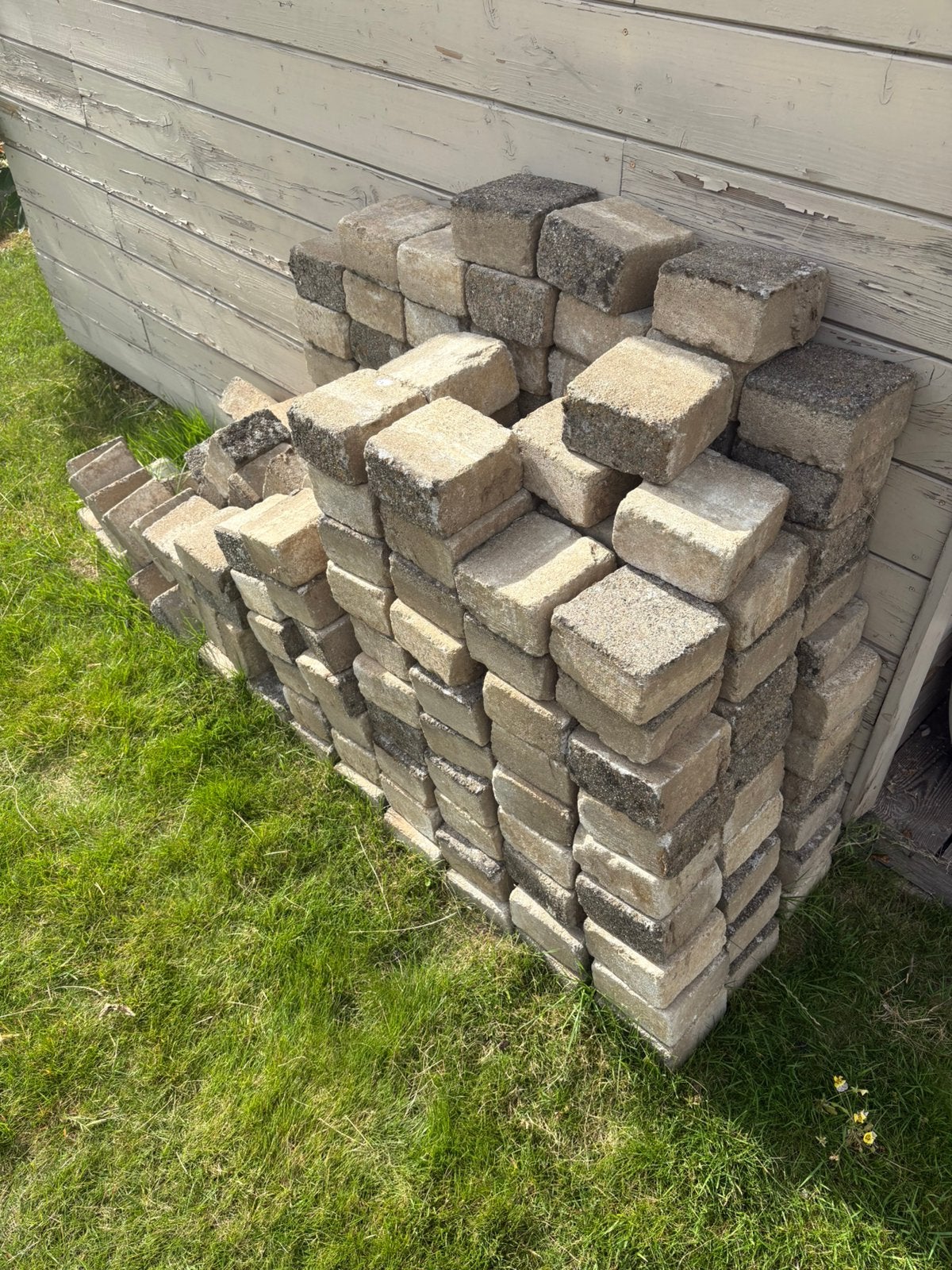 Blokklinkers, Tuin en Terras, Ophalen, Gebruikt, Klinkers, 5 tot 10 m²