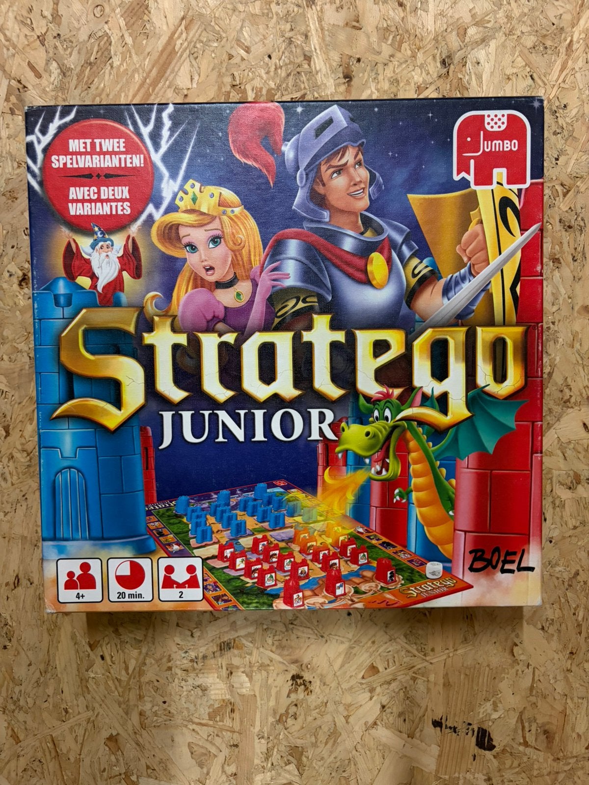 Stratego Junior van Jumbo - 2 spelvarianten, Hobby en Vrije tijd, Een of twee spelers, Ophalen of Verzenden, Zo goed als nieuw