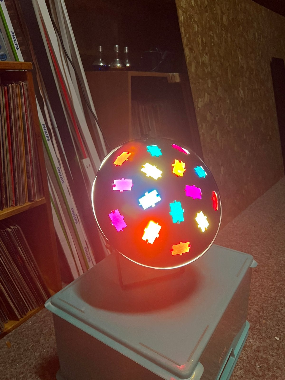 Disco verlichting/ bewegend effect, Muziek en Instrumenten, Ophalen, Zo goed als nieuw, Licht
