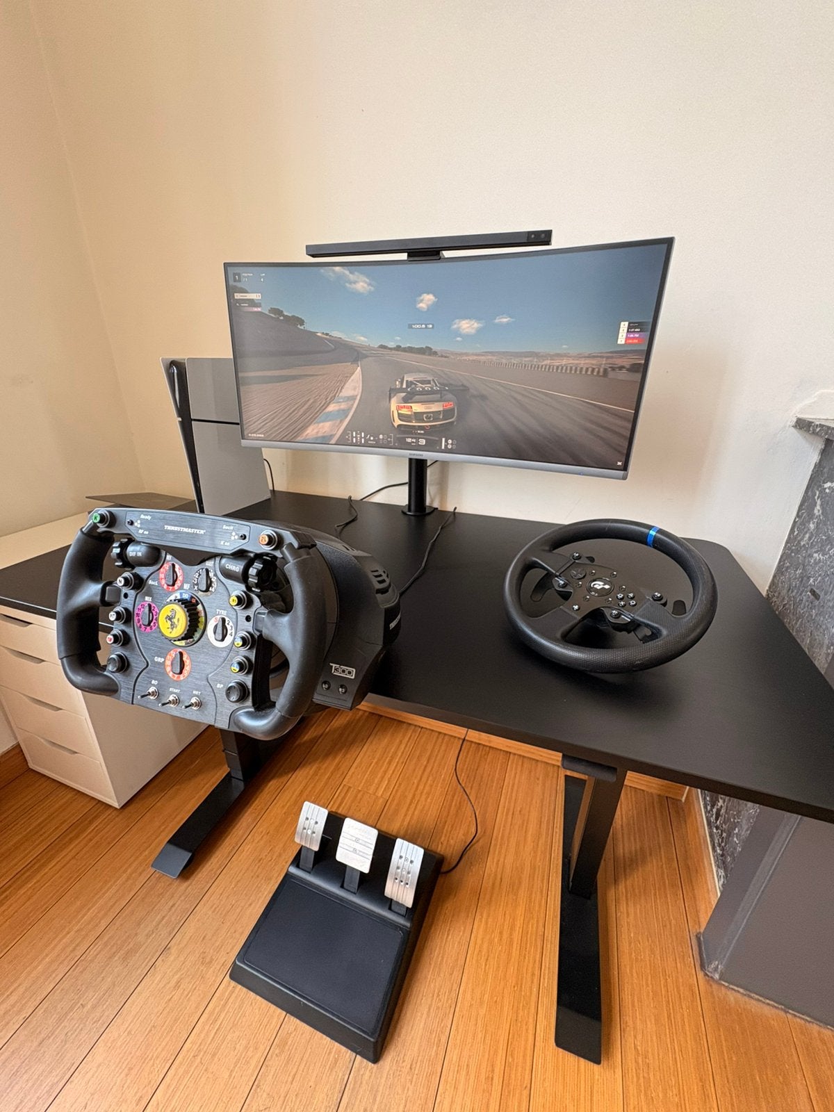 Thrustmaster T300RS GT Edition + Ferrari F1 Add-On, Ophalen, Gebruikt, Stuur of Pedalen, PlayStation 4