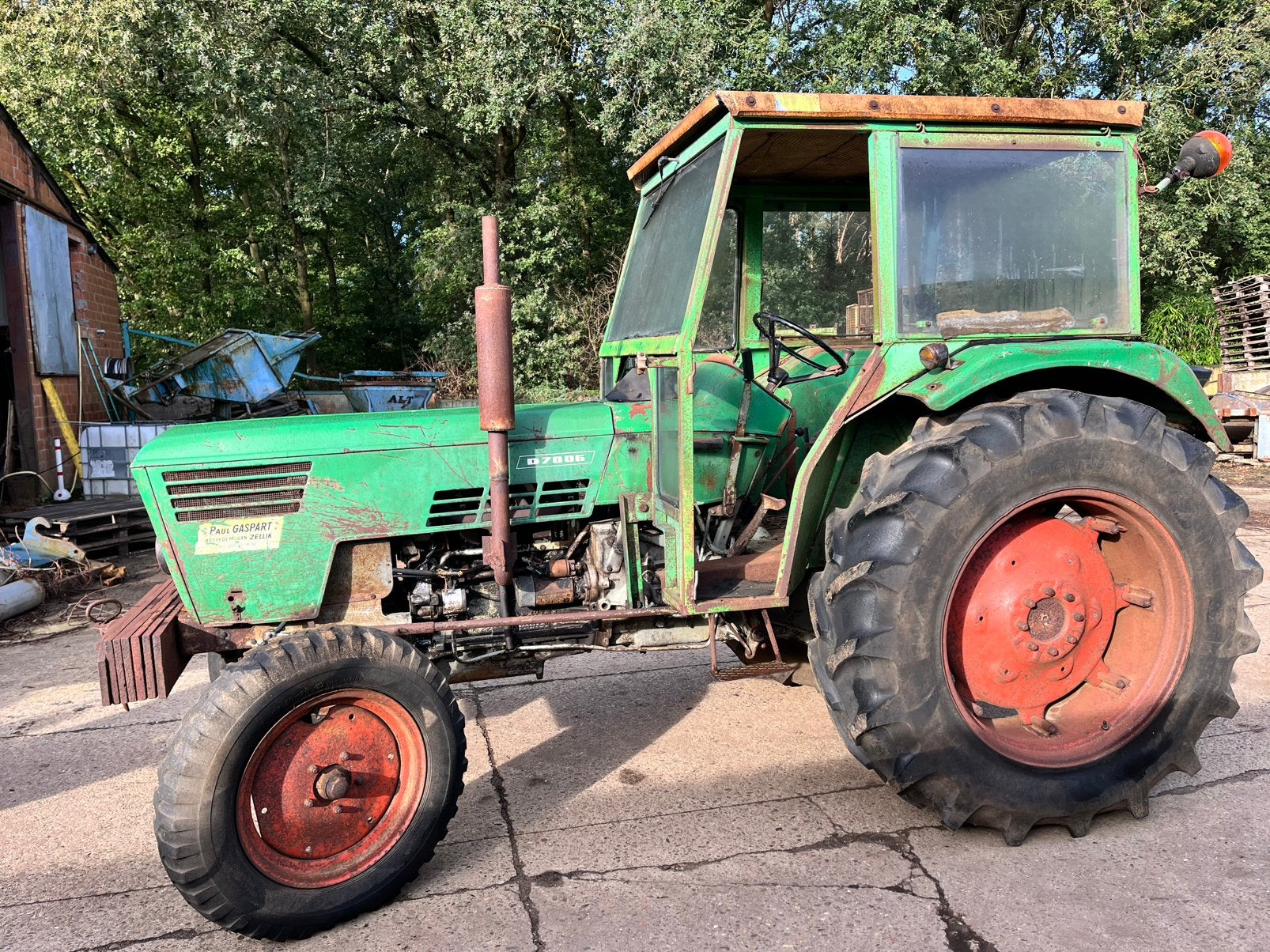 Deutz D7006, Ophalen