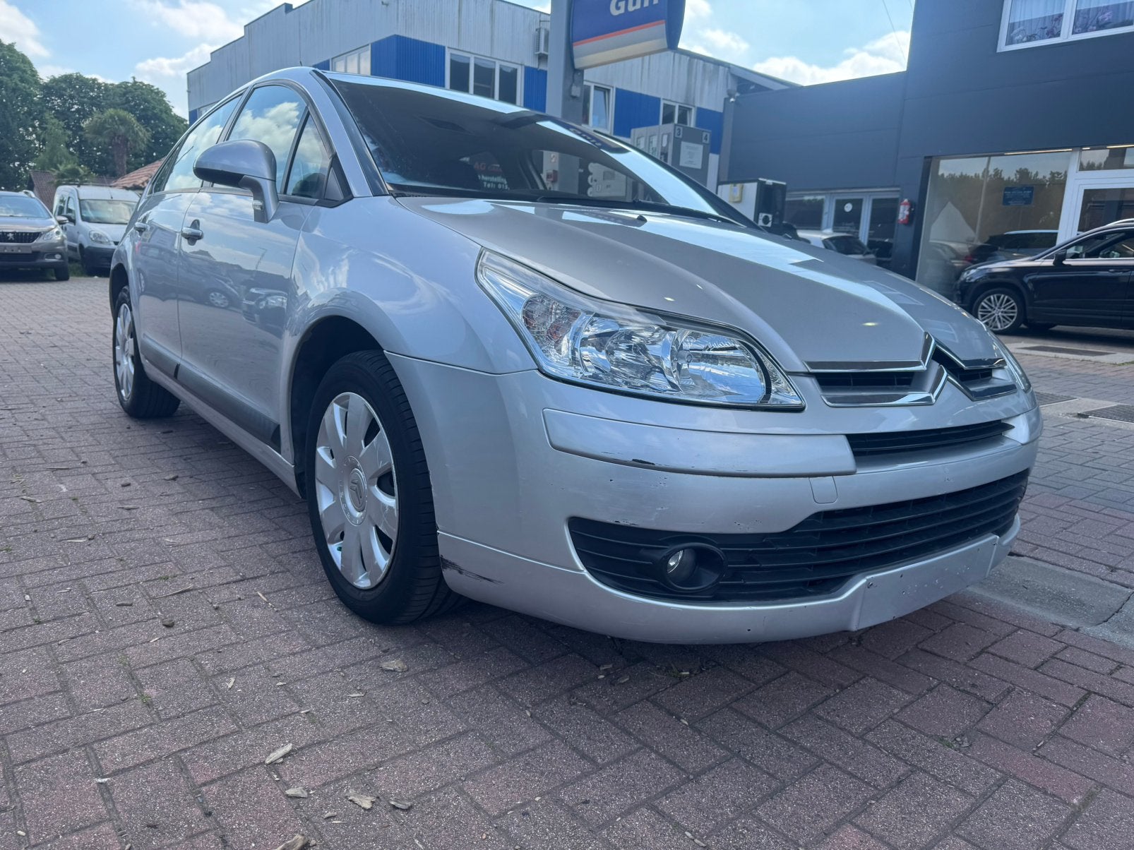 Citroën C4 - ESSENCE - AIRCO - AUTOMATIQUE - 60.000km - 2006, Autos, Argent ou Gris, Achat, Entreprise, 180 g/km