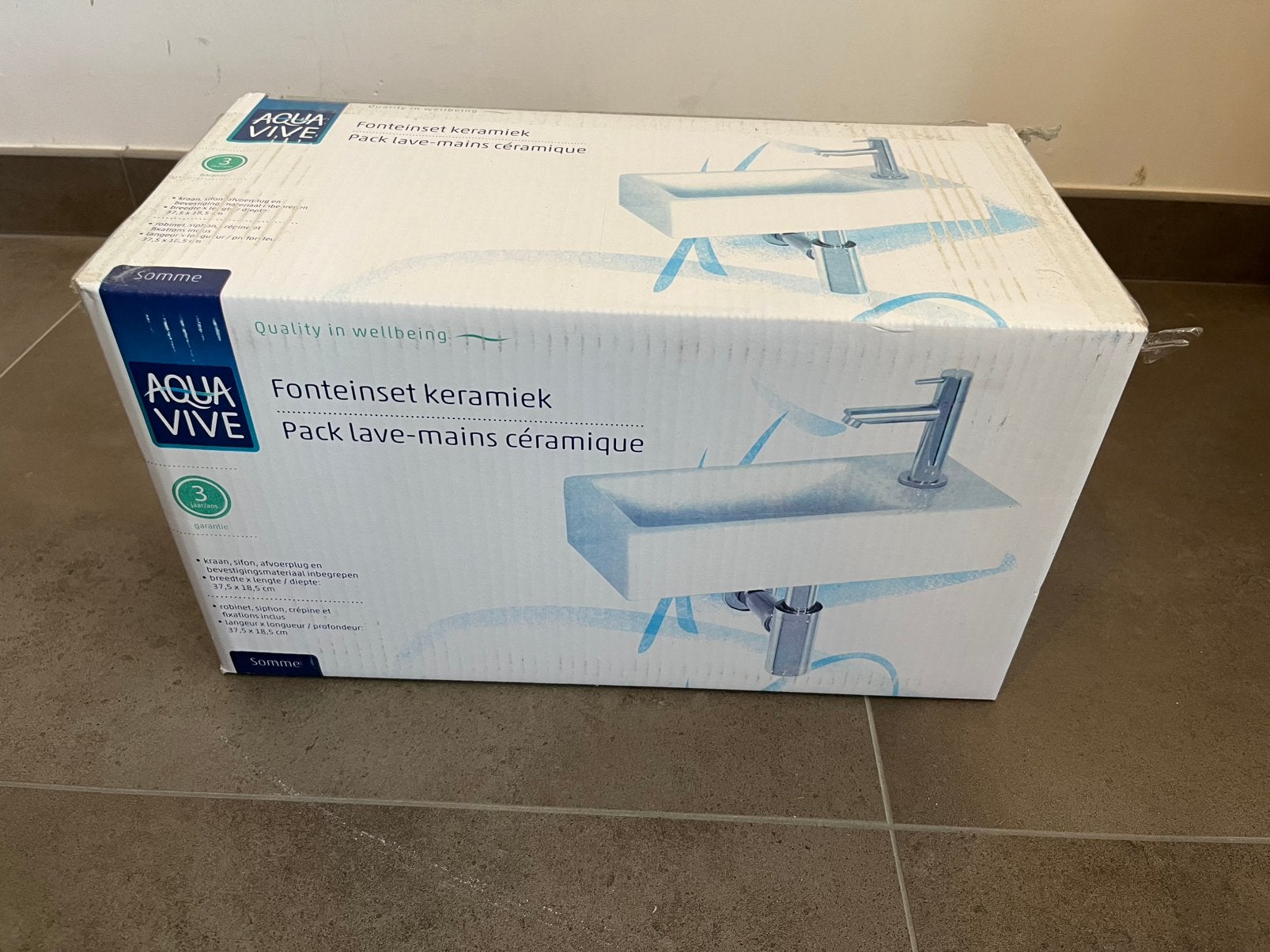 Handenwasser aquavive, Ophalen, Zo goed als nieuw, Kraan