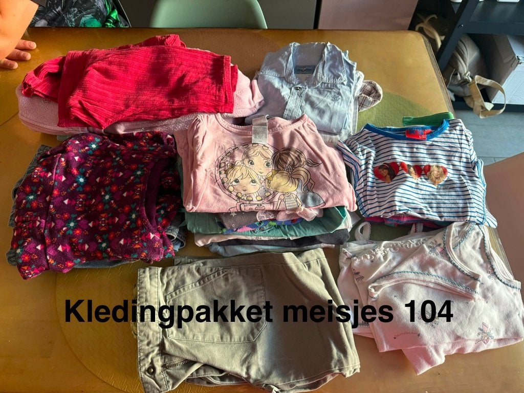Leuk meisjeskleding pakket maat 104, Kinderen en Baby's, Ophalen of Verzenden, Gebruikt, Maat 104