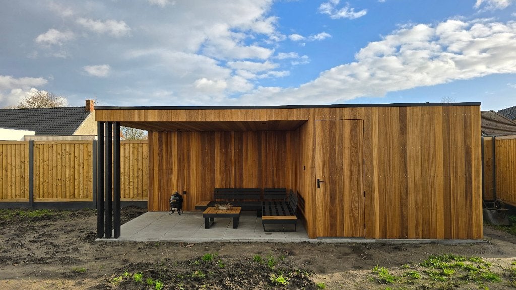 Houten overkapping, Tuin en Terras, Overkappingen, Ophalen of Verzenden, Nieuw, Overige typen