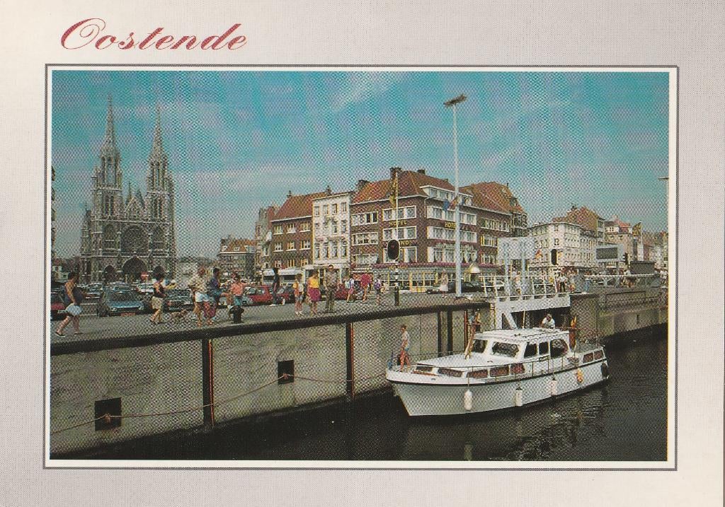 OOSTENDE - Kade en St-Petrus + Paulus Kathedraal, Verzenden, 1980 tot heden, Gelopen, West-Vlaanderen