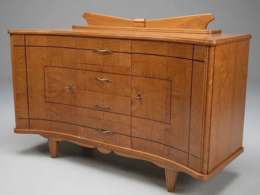 Salle à manger Art déco, école d'Amsterdam, années 1930, Antiquités & Art, Enlèvement