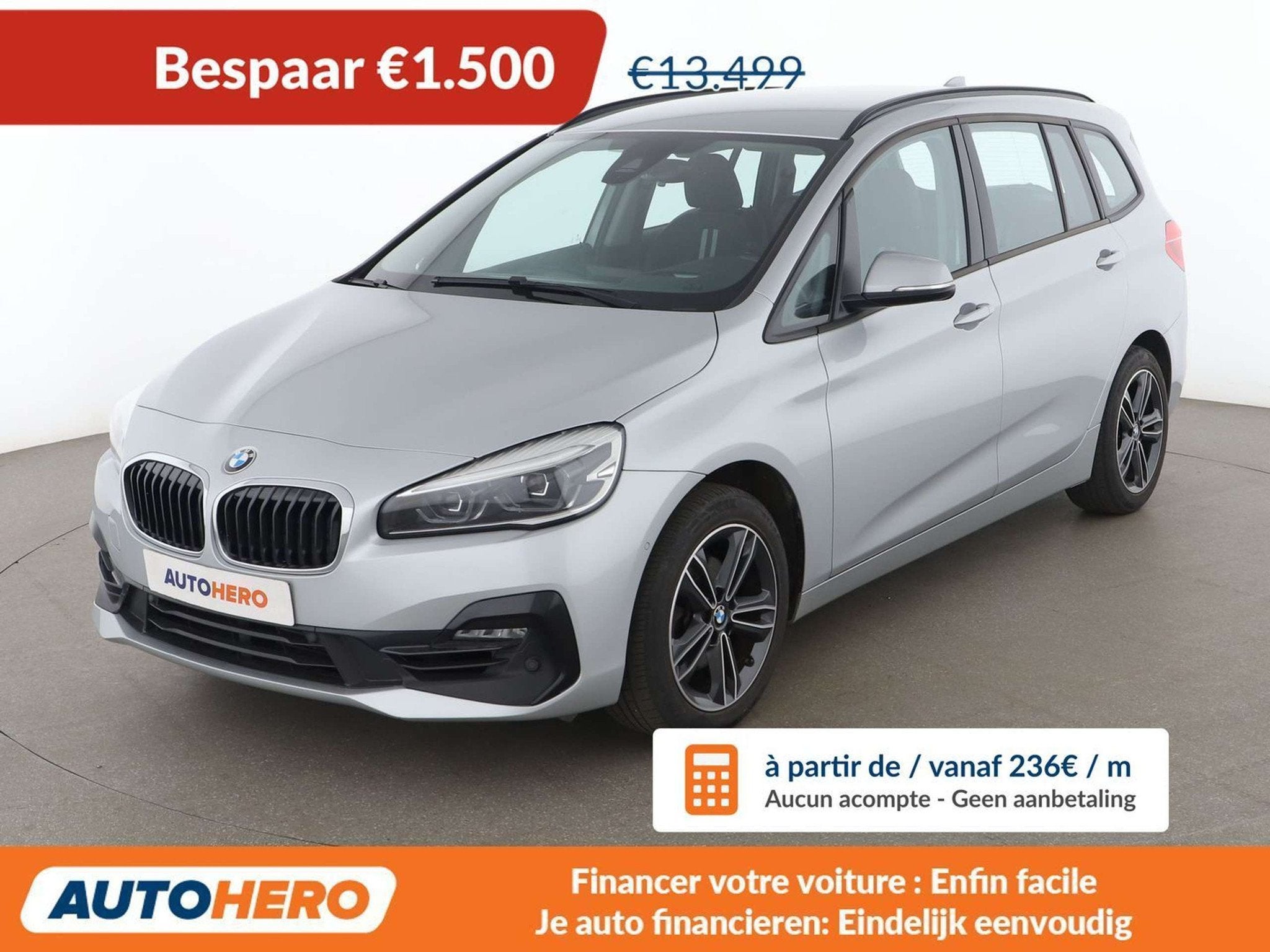 BMW 2 Serie 216 216i Gran Tourer Sport Line (bj 2021), Auto's, Voorwielaandrijving, Gebruikt, Euro 6, Overige brandstoffen