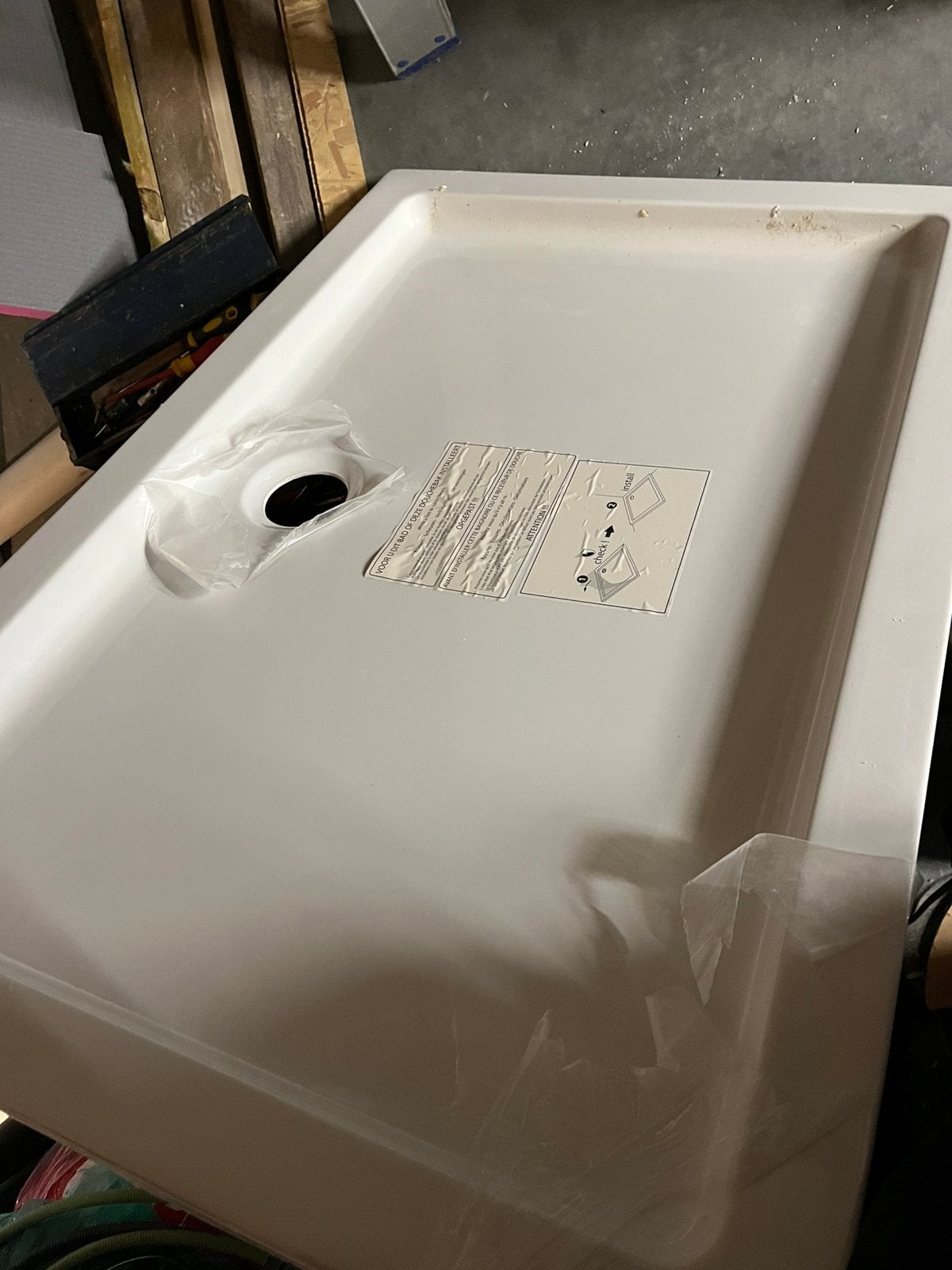 Douchebak 120 x 80, Ophalen, Nieuw, Douche