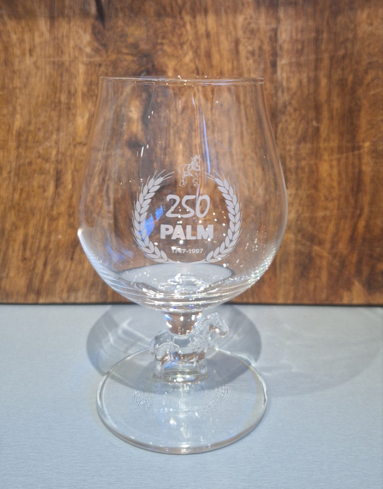 Origineel Palm 250 Jaar Jubileumglas, Verzamelen, Ophalen, Zo goed als nieuw, Glas of Glazen, Palm