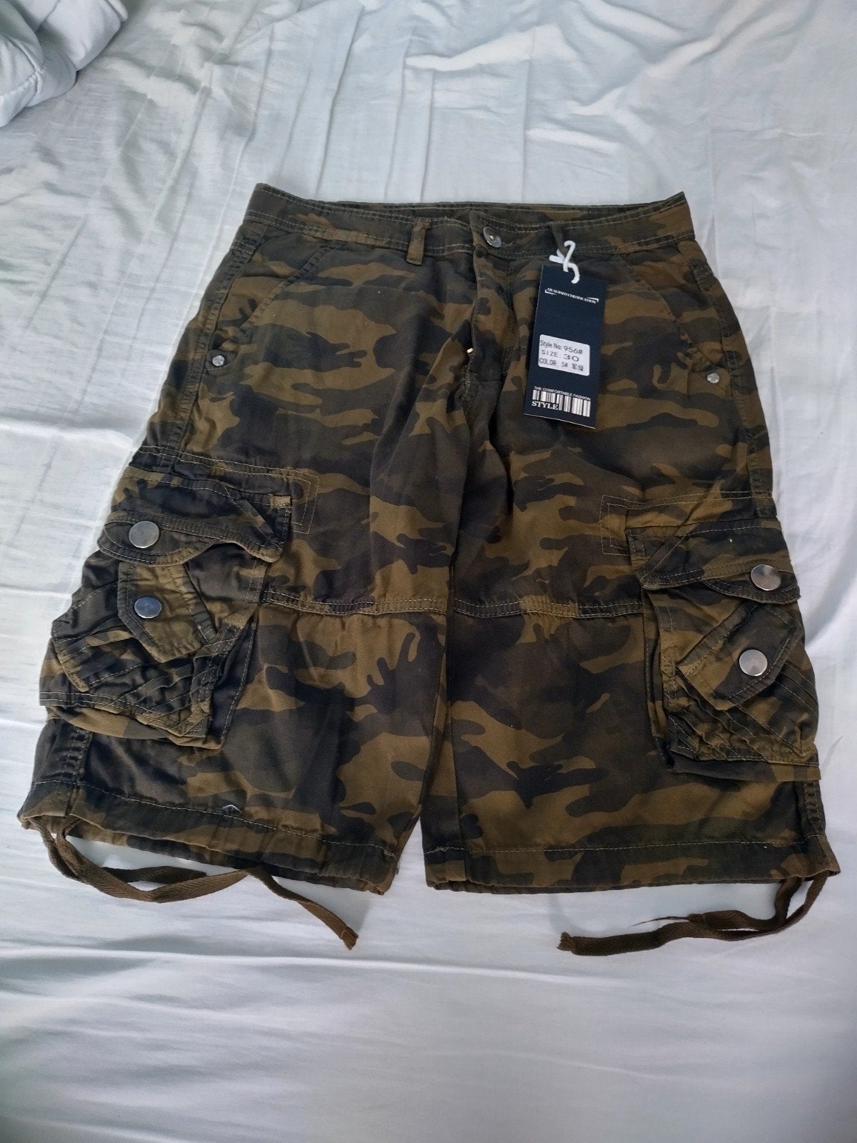 Camouflage Short Military Army, Kleding | Heren, Broeken en Pantalons, Ophalen, Nieuw, Fashion, Groen