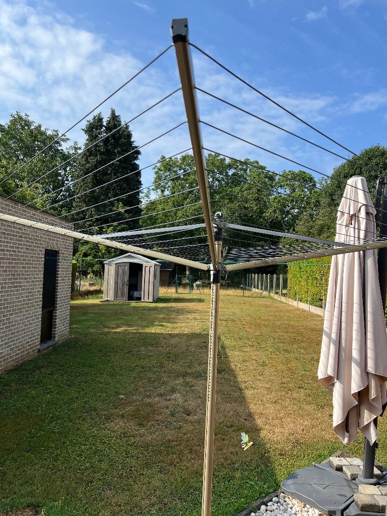 Brabantia droogmolen 60 L - 60 meter, Tuin en Terras, Droogmolens en Wasrekken, Ophalen, Gebruikt, Droogmolen