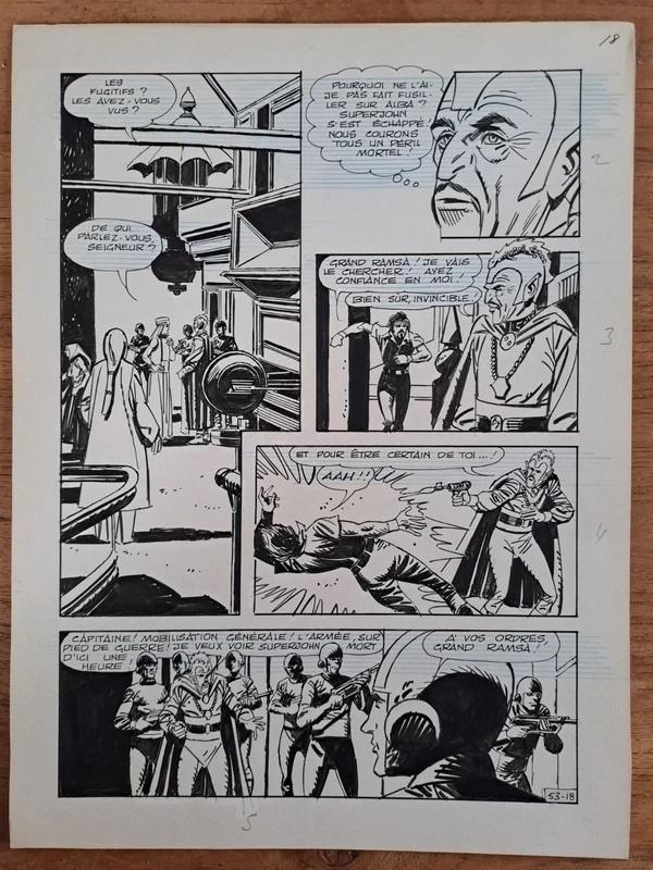 Originele plaat Super John, Boeken, Stripverhalen, Ophalen of Verzenden