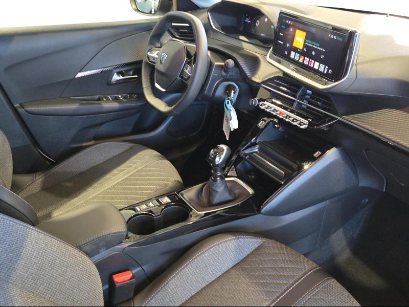 Peugeot 208 Allure 1.2i 100pk 360 Camera - GPS - Carplay, Auto's, Peugeot, Emergency brake assist, Euro 6, Wit, Handgeschakeld
