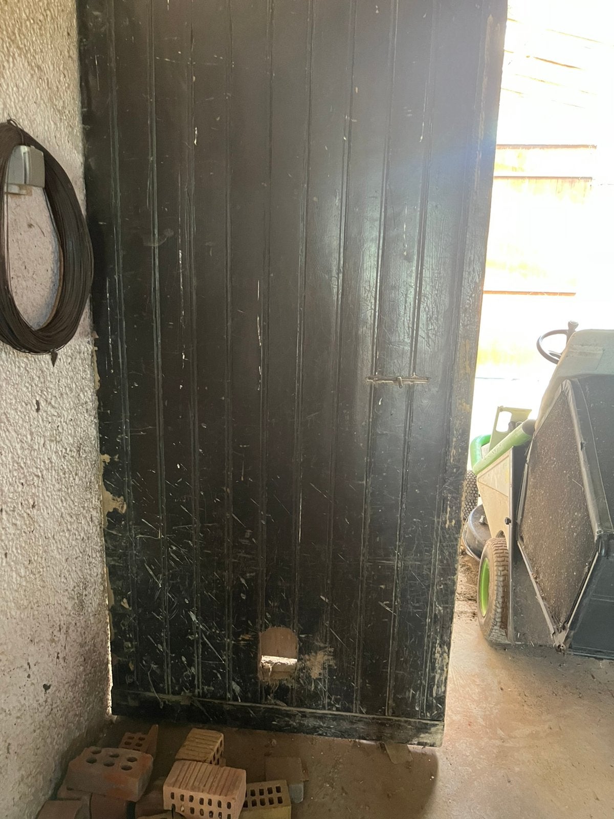 Porte extérieure à offrir, Bricolage & Construction, Enlèvement, Comme neuf, Porte extérieure