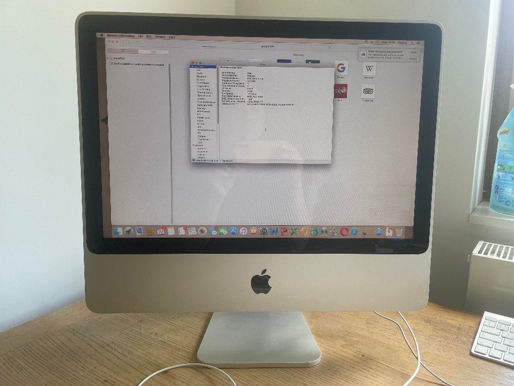 iMac 8,1, Computers en Software, Apple Desktops, Ophalen, Gebruikt, 2 tot 3 Ghz, IMac