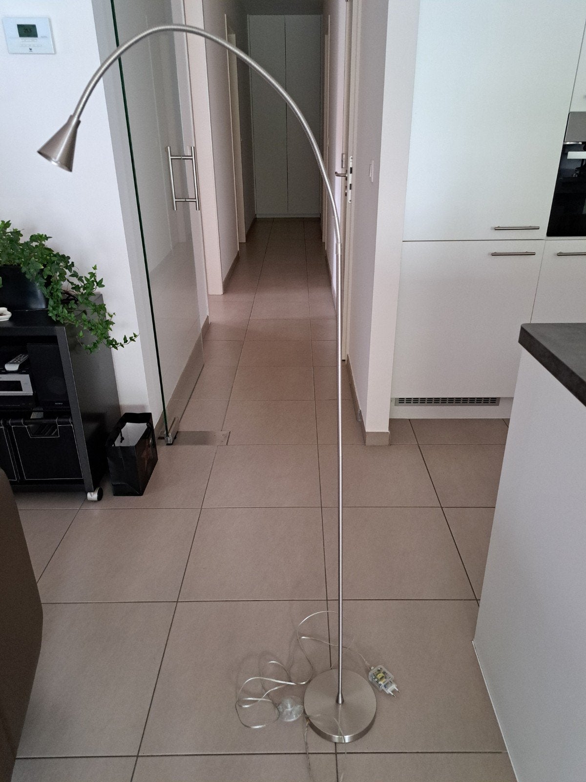 Vloer leeslamp, Ophalen, Zo goed als nieuw, Metaal, 100 tot 150 cm