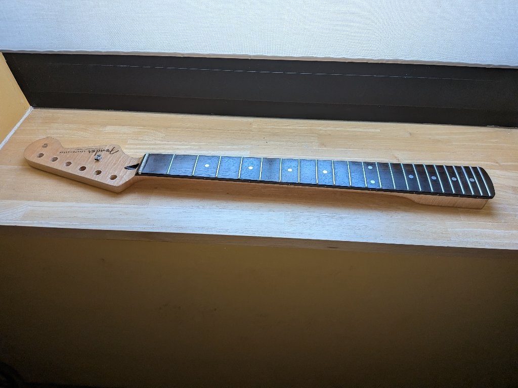 Strat neck, Musique & Instruments, Instruments à corde | Guitares | Électriques, Enlèvement, Solid body, Fender