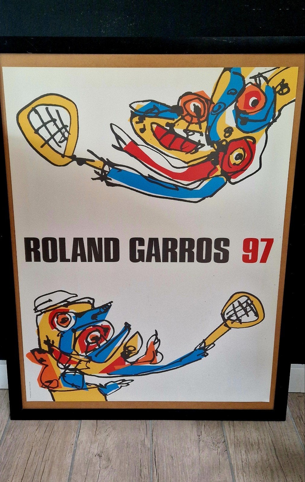 Affiche Roland Garros 1997 - Antonio Saura, Rechthoekig Staand, Ophalen of Verzenden, Zo goed als nieuw, Sport