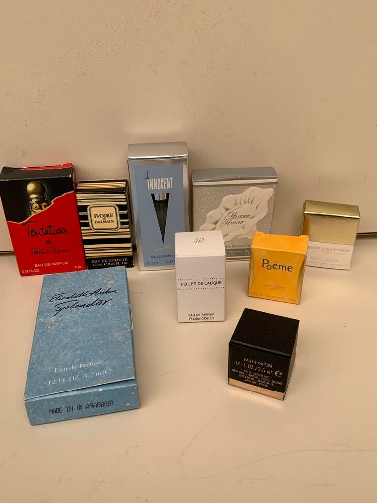 Parfums miniaturen, Ophalen of Verzenden, Zo goed als nieuw