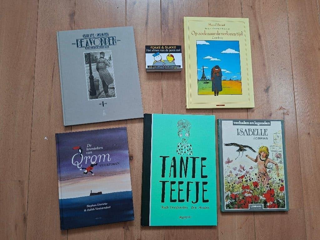 6 strips, comics en jeugdboeken, Ophalen of Verzenden