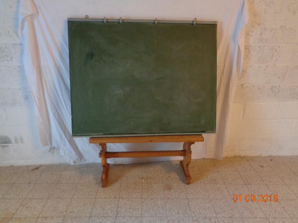 Tableau noir dit Tableau d'école, Maison & Meubles, Fauteuils, Comme neuf, Bois, Synthétique, Enlèvement