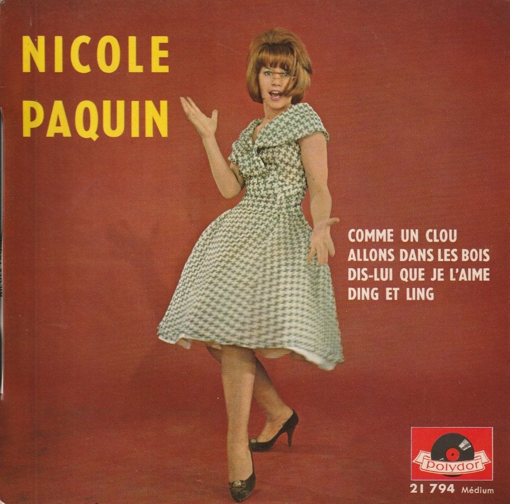 Nicole Paquin - Comme un clou (reprise de Presley), EP, 7 inch, Comme neuf, EP