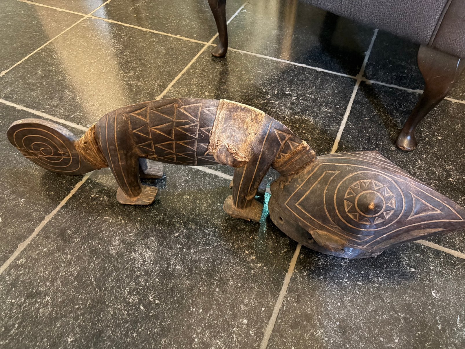 Afrikaans decoratiestuk, Antiek en Kunst, Ophalen of Verzenden, Masker