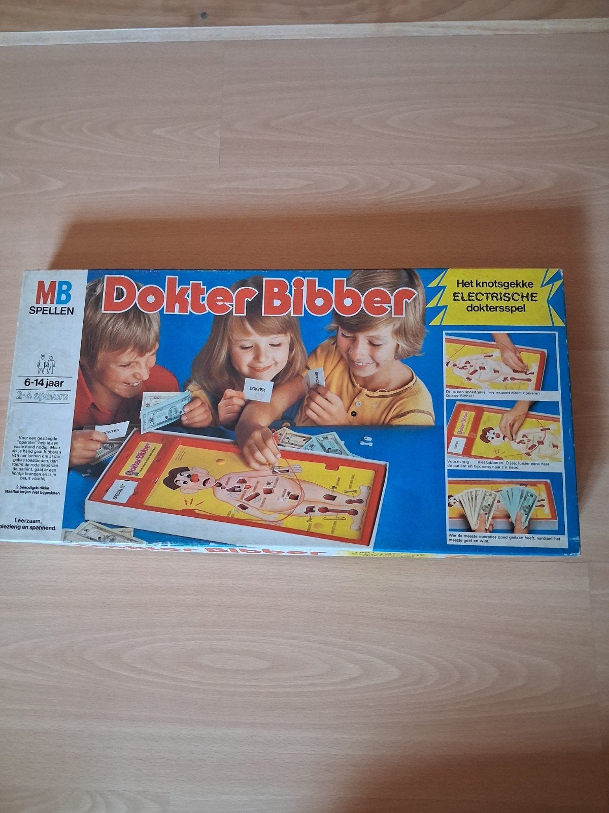 Dokter Bibber, Ophalen, Gebruikt, MB spellen, Een of twee spelers