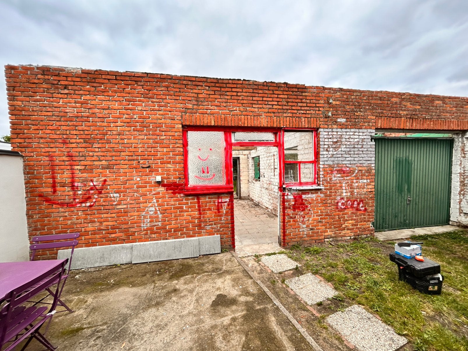 Bakstenen rood 25m2, Ophalen, Gebruikt, Bakstenen