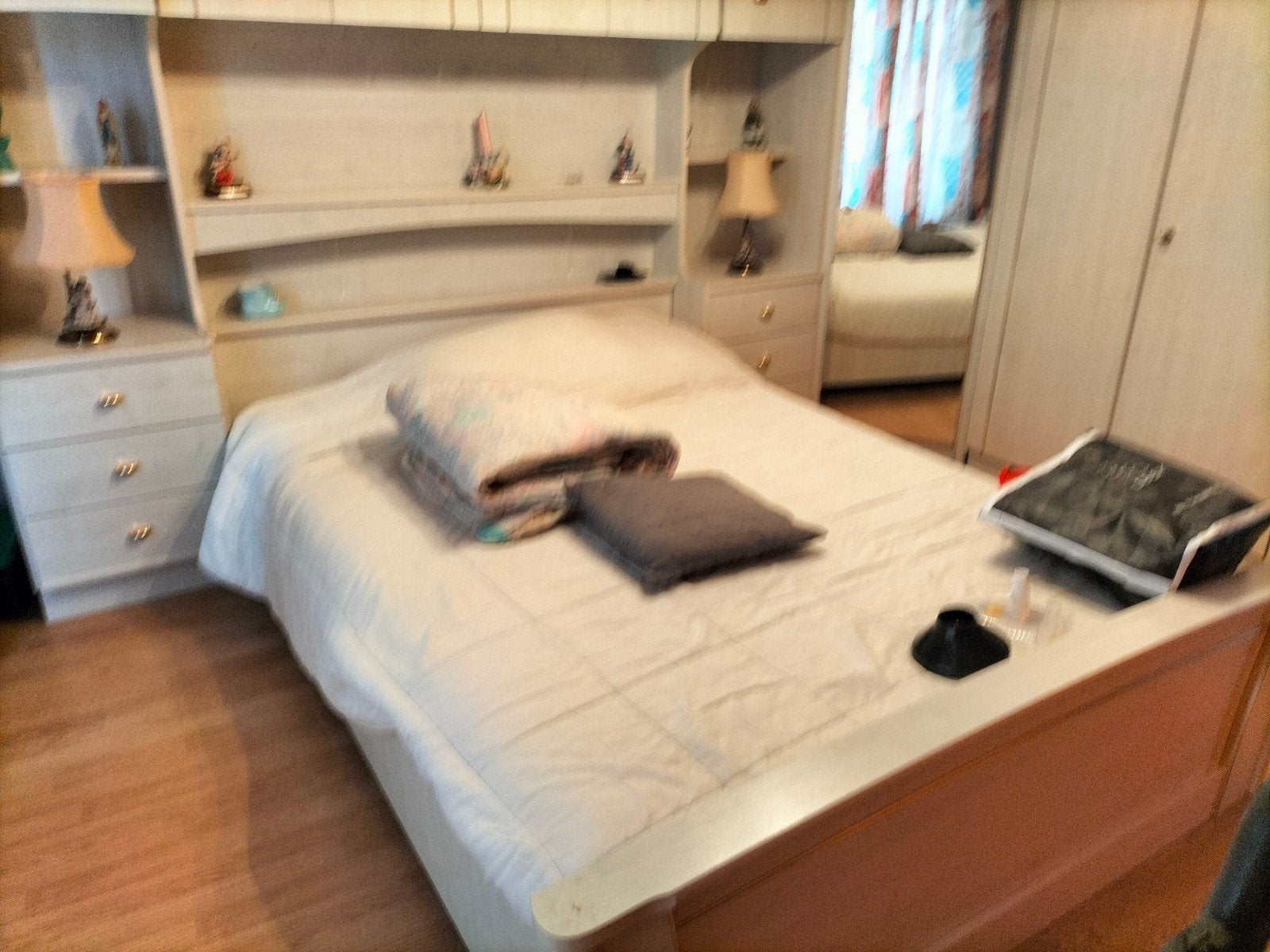 chambre à coucher complète 2 personnes, Enlèvement, Utilisé