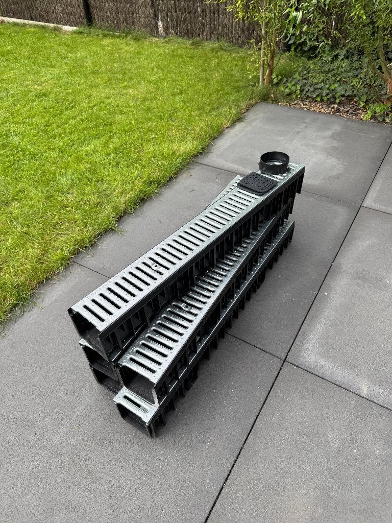 Afvoergoot met rooster, Ophalen, Nieuw, Minder dan 2 meter, Afvoer