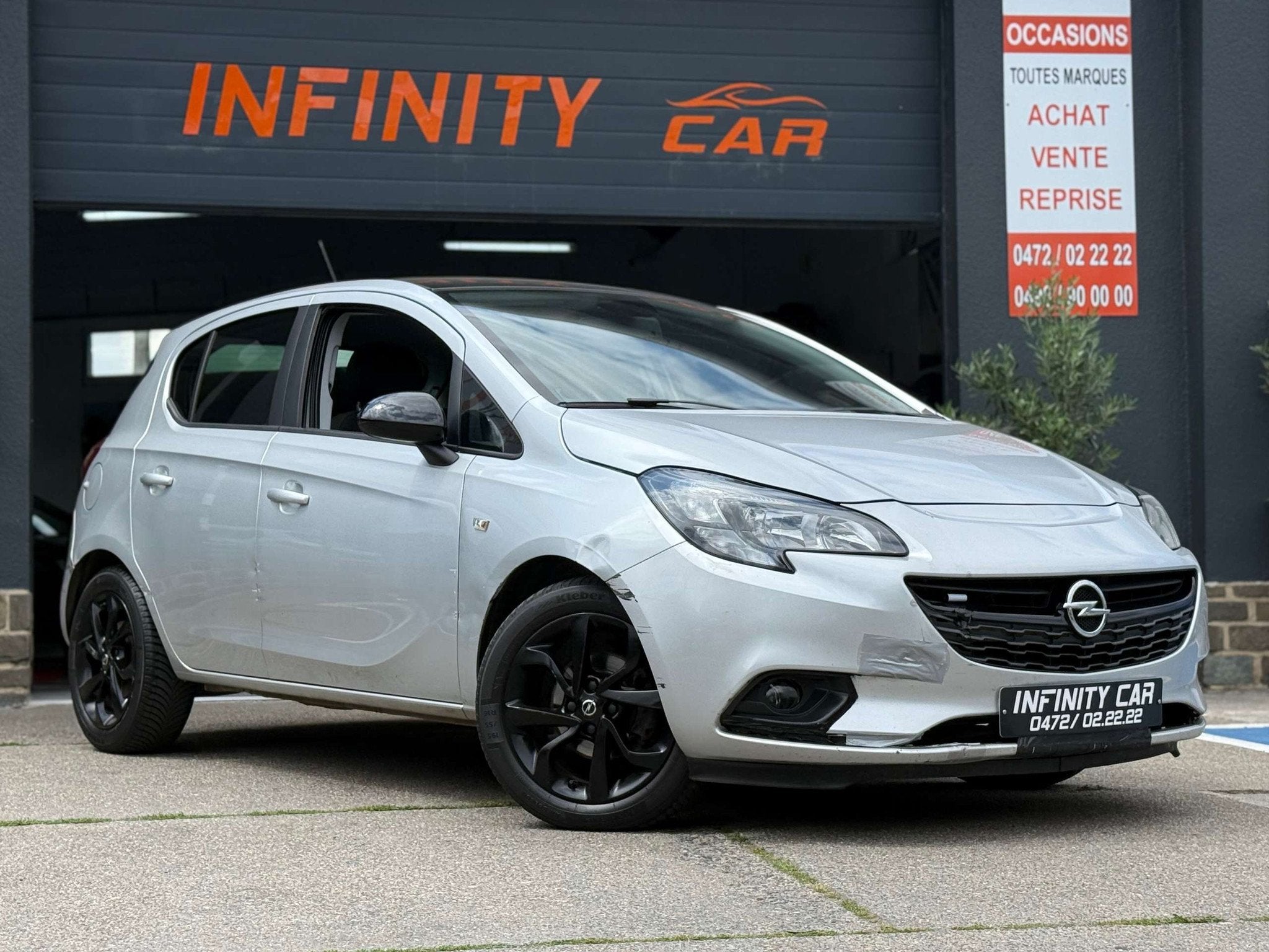 Opel Corsa Corsa 1.2i Black Edition, Argent ou Gris, Achat, Euro 6, Entreprise