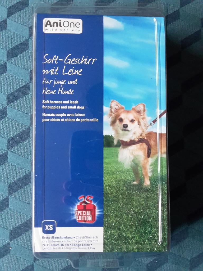 Nieuw tuigje hond, XS, merk Ani One, buikomvang 25-46 cm, Enlèvement ou Envoi, Neuf, Laisse pour chien