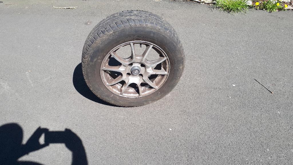 pneus goodyear et jantes été, Autos : Pièces & Accessoires, 15 pouces, Pneus et Jantes, Véhicule de tourisme, Enlèvement