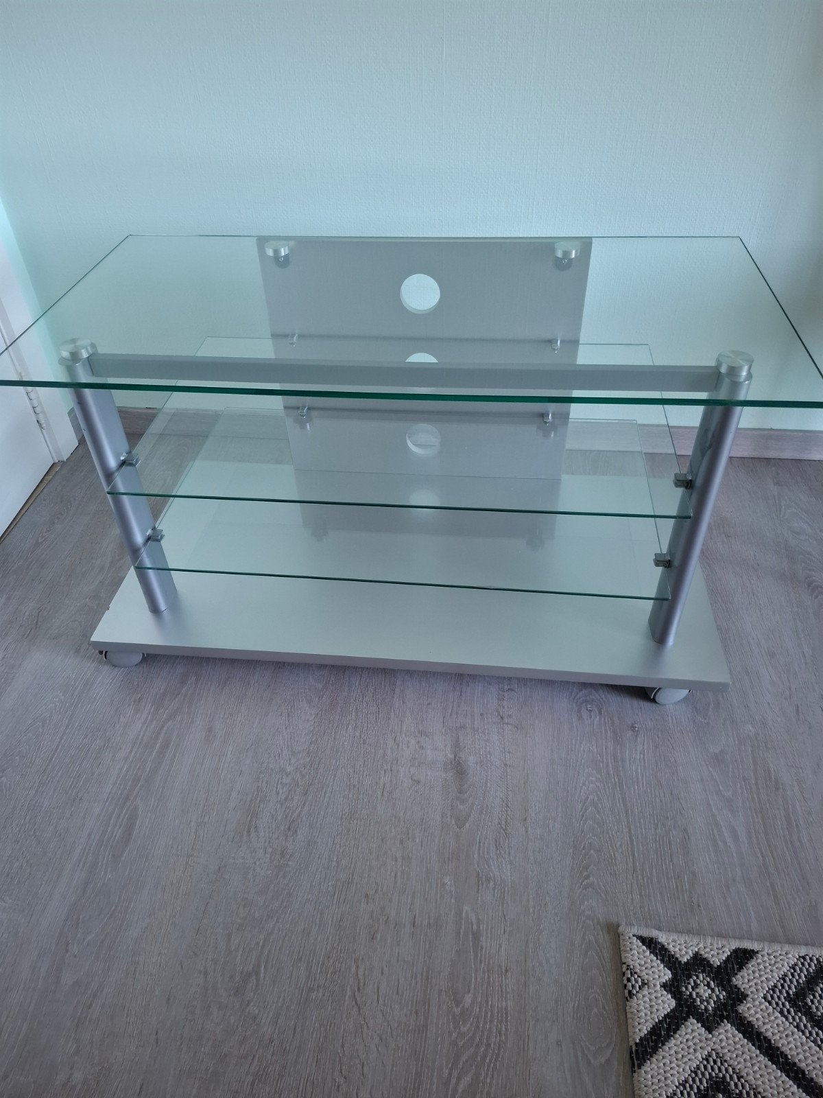 tv meubel, Huis en Inrichting, Kasten |Televisiemeubels, Ophalen, Gebruikt, Glas