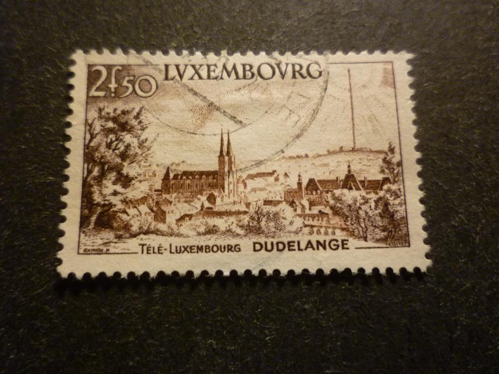 Luxemburg/Luxembourg 1955 Mi 536(o) Gestempeld/Oblitéré, Envoi, Luxembourg